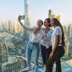 Dubai Sky Views Observatory Entry Ticket with Glass Slide