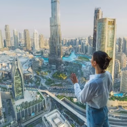 Sky Views Observatory Entry Ticket with Glass Slide & Gold Package